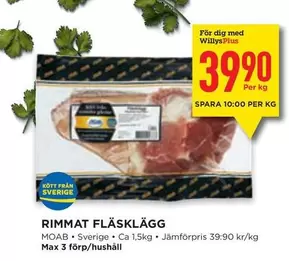 RIMMAT FLÄSKLÄGG