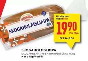 Skogaholm - SKOGAHOLMSLIMPA