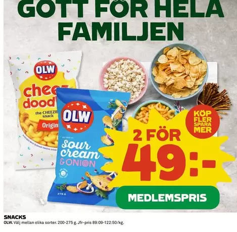 OLW - Välj mellan olika sorter