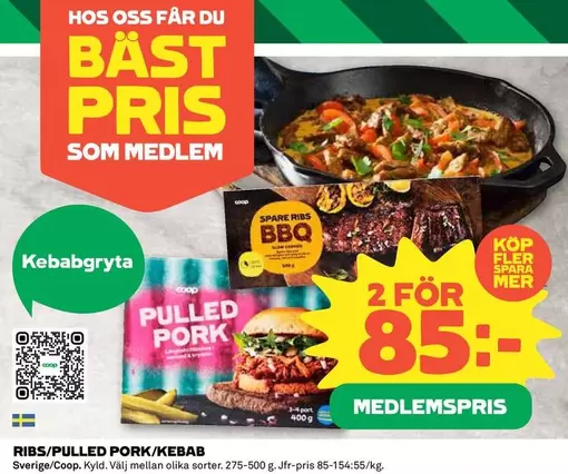 Coop - RIBS/PULLED PORK/KEBAB