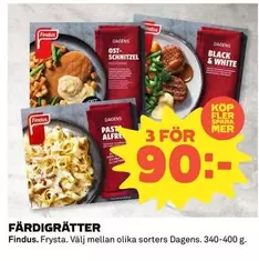 Findus - FÄRDIGRÄTTER