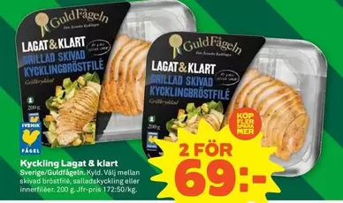 Guldfågeln - Kyckling Lagat & klart