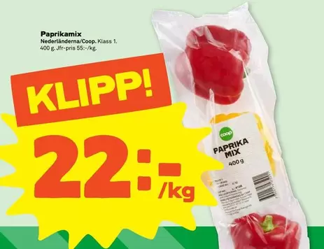 Coop - Paprikamix