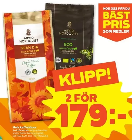 Arvid Nordquist - Hela kaffebönor