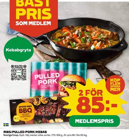 Coop - RIBS/PULLED PORK/KEBAB