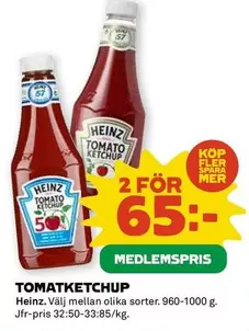 Heinz - TOMATKETCHUP