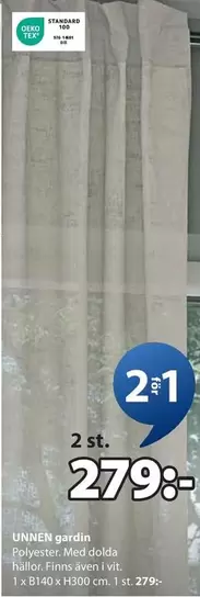 UNNEN gardin