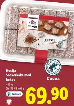 Sockerkaka med kokos