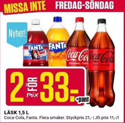 coca-cola - LÄSK