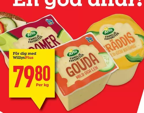 Arla - GOUDA, RÄDDIS, COMER