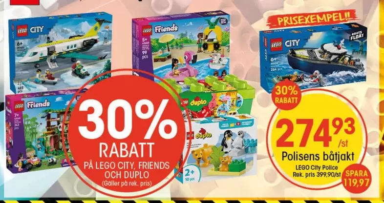 LEGO - Polisens båtjakt