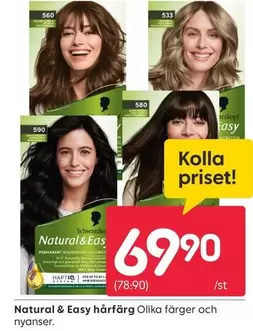Schwarzkopf - Natural & Easy hårfärg