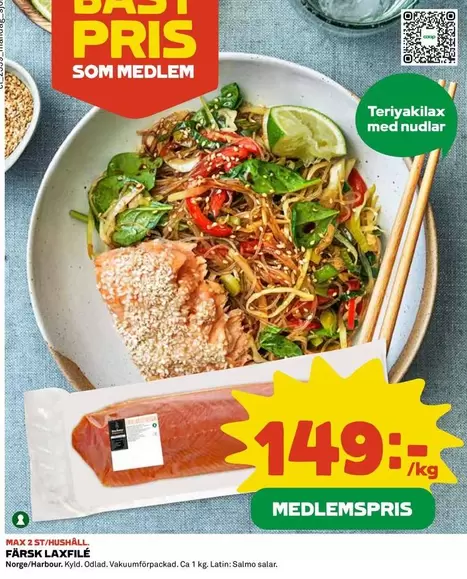 Coop - FÄRSK LAXFILÉ