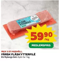 Nybergs Deli - FÄRSK FLÄSKYTTERFILÉ