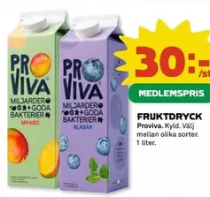 Proviva - FRUKTDRYCK