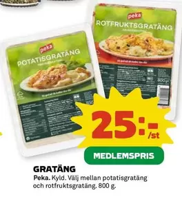 Peka - GRATÄNG