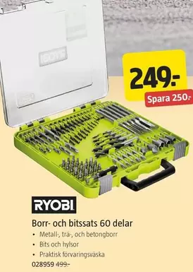 Borr- och bitssats 60 delar