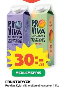 Proviva - FRUKTDRYCK