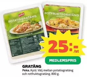 Peka - GRATÄNG