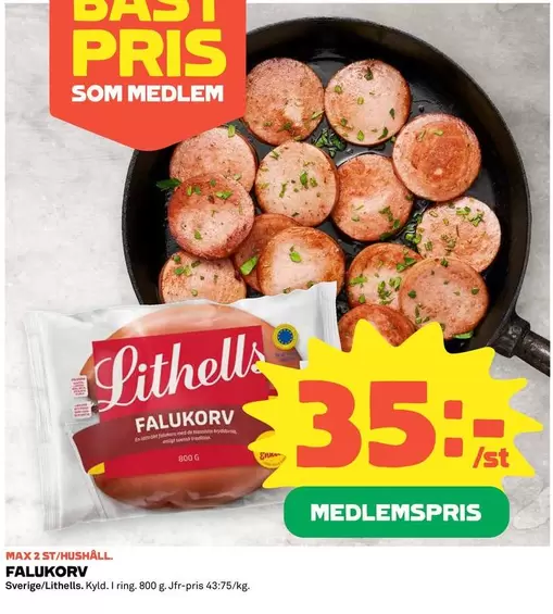 Lithells - FALUKORV