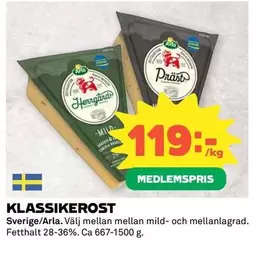 Arla - KLASSIKEROST