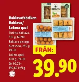 Baklava/ Lokma qazi