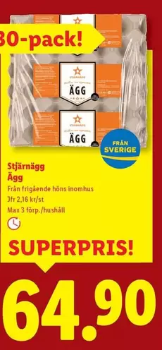 Stjärnägg -  Ägg