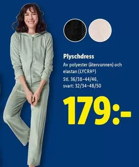 Plyschdress