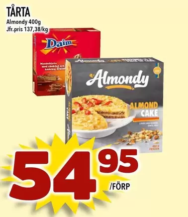 almondy - TÅRTA