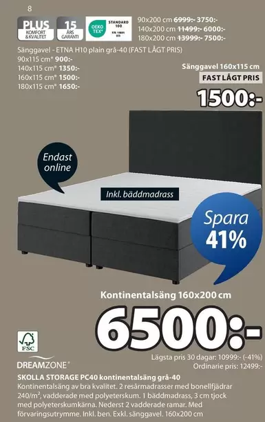 Kontinentalsäng