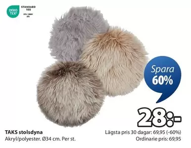 TAKS stolsdyna