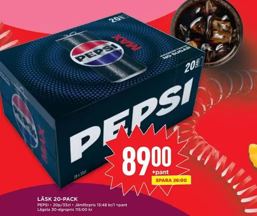 Pepsi - LÄSK 20-PACK
