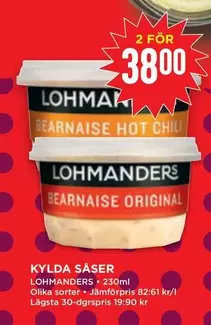 Lohmanders - Bearnaise Hot Chili or Bearnaise Original