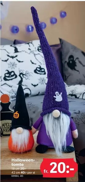 Halloween-tomte