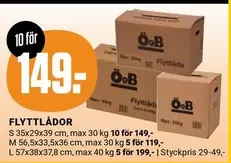 ÖB - FLYTTLÅDOR