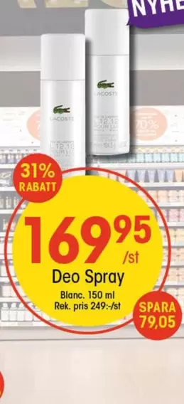 Lacoste - Deo Spray