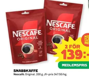 Nescafe - SNABBKAFFE