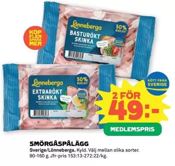 Lönneberga - SMÖRGÅSPÅLÄGG