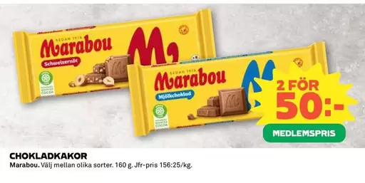 marabou - CHOKLADKAKOR