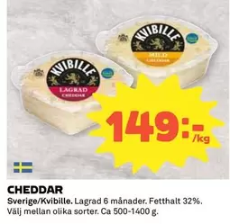 Kvibille - CHEDDAR