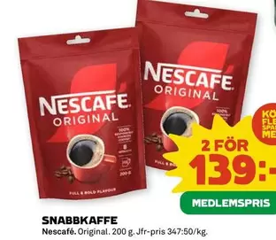 Nescafe - SNABBKAFFE