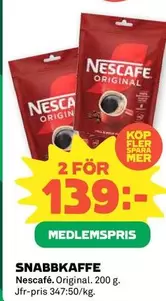 Nescafe - SNABBKAFFE