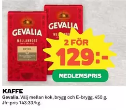gevalia - KAFFE