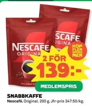 Nescafe - SNABBKAFFE