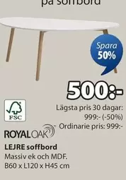 LEJRE soffbord