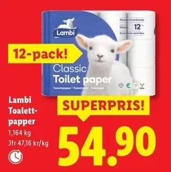 Lambi - Toalett-papper
