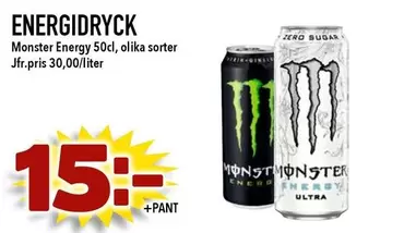 Monster - Energy 50cl