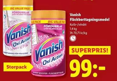 Vanish - Fläckborttagningsmedel