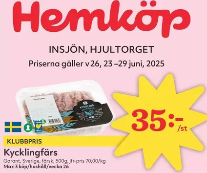 Garant - Kycklingfärs