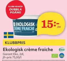 Garant - Ekologisk crème fraiche